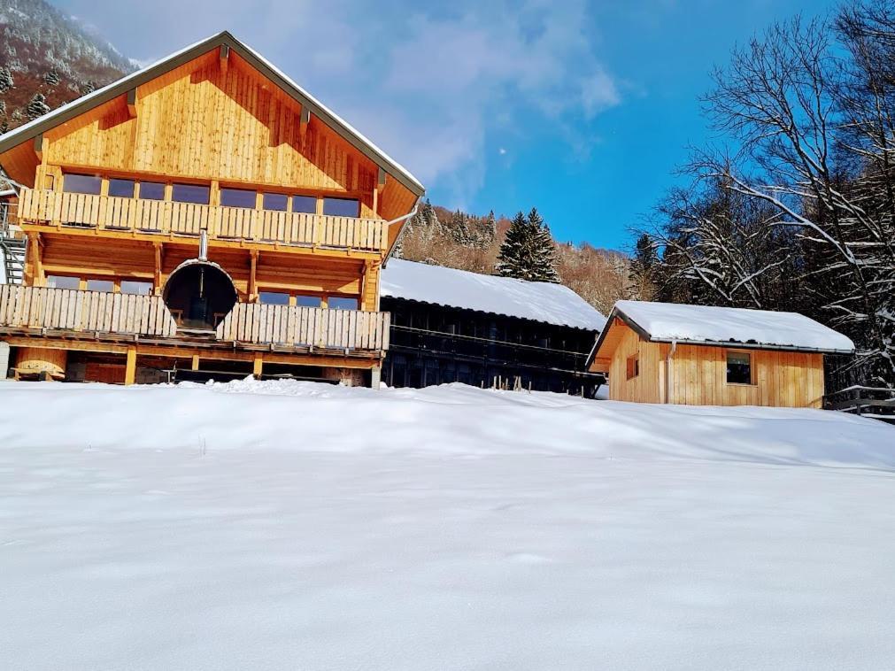 Le Chalet Du Blanc Spa Yoga Aillon-le-Jeune Εξωτερικό φωτογραφία